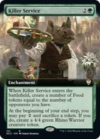 Killer Service (Extended Art) from Commander: Streets of New Capenna