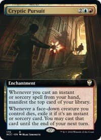 Cryptic Pursuit (Extended Art) from Commander: Streets of New Capenna