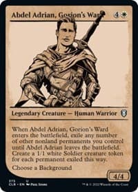 Abdel Adrian, Gorion's Ward (Showcase) from Commander Legends: Battle for Baldur's Gate