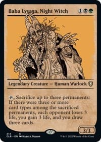Baba Lysaga, Night Witch (Showcase) from Commander Legends: Battle for Baldur's Gate