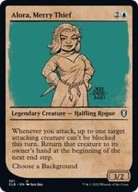 Alora, Merry Thief (Showcase) from Commander Legends: Battle for Baldur's Gate