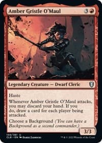 Amber Gristle O'Maul from Commander Legends: Battle for Baldur's Gate