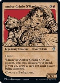 Amber Gristle O'Maul (Showcase) from Commander Legends: Battle for Baldur's Gate