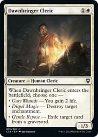 Dawnbringer Cleric from Commander Legends: Battle for Baldur's Gate
