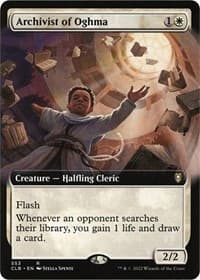 Archivist of Oghma (Extended Art) from Commander Legends: Battle for Baldur's Gate