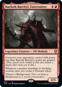 Baeloth Barrityl, Entertainer from Commander Legends: Battle for Baldur's Gate