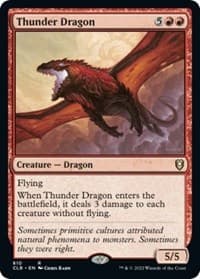Thunder Dragon from Commander Legends: Battle for Baldur's Gate