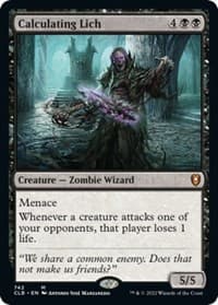 Calculating Lich from Commander Legends: Battle for Baldur's Gate