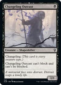 Changeling Outcast from Commander Legends: Battle for Baldur's Gate
