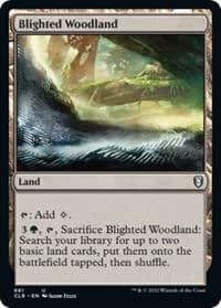 Blighted Woodland from Commander Legends: Battle for Baldur's Gate