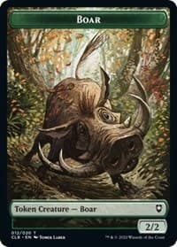 Boar Token from Commander Legends: Battle for Baldur's Gate