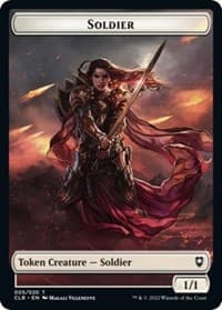 Soldier Token from Commander Legends: Battle for Baldur's Gate