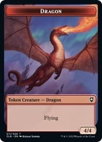 Dragon Token from Commander Legends: Battle for Baldur's Gate