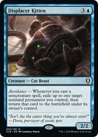Displacer Kitten from Prerelease Cards
