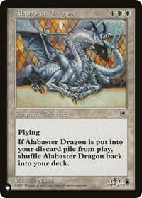 Alabaster Dragon from The List Reprints