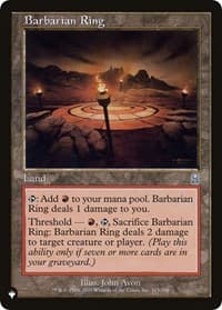 Barbarian Ring from The List Reprints