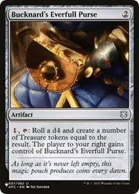 Bucknard's Everfull Purse from The List Reprints