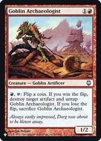 Goblin Archaeologist from The List Reprints