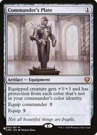 Commander's Plate from The List Reprints