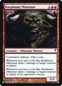 Karplusan Minotaur from The List Reprints