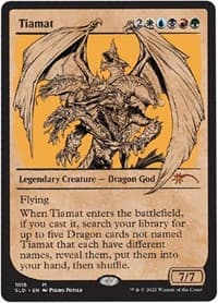 Tiamat (Showcase) from Secret Lair Drop Series
