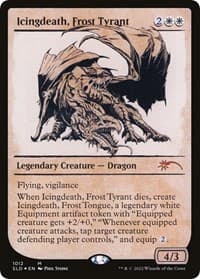 Icingdeath, Frost Tyrant (Showcase) from Secret Lair Drop Series