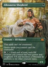 Allosaurus Shepherd (Borderless) from Double Masters 2022
