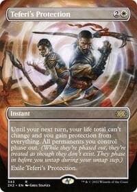 Teferi's Protection (Borderless) from Double Masters 2022