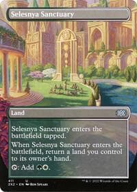 Selesnya Sanctuary (Borderless) from Double Masters 2022