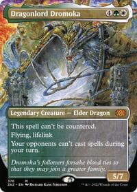 Dragonlord Dromoka (Borderless) from Double Masters 2022