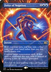Force of Negation (Borderless) from Double Masters 2022