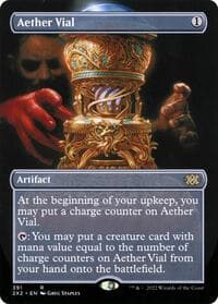 Aether Vial (Borderless) from Double Masters 2022