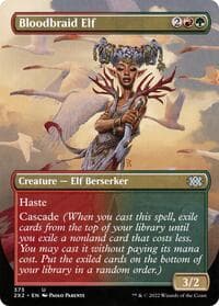 Bloodbraid Elf (Borderless) from Double Masters 2022