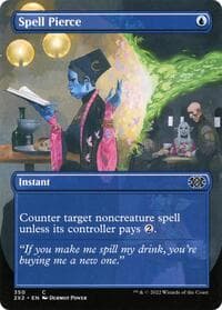 Spell Pierce (Borderless) from Double Masters 2022