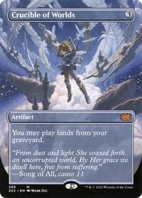 Crucible of Worlds (Borderless) from Double Masters 2022