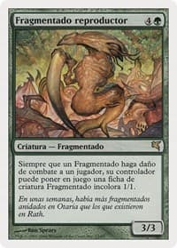 Brood Sliver (Spanish) - "Fragmentado reproductor" from Magic Encyclopedia 2005 (Salvat/Hachette)