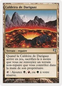 Darigaaz's Caldera (French) - "Caldeira de Darigaaz" from Magic Encyclopedia 2005 (Salvat/Hachette)
