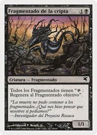 Crypt Sliver (Spanish) - "Fragmentado de la cripta" from Magic Encyclopedia 2005 (Salvat/Hachette)