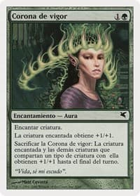 Crown of Vigor (Spanish) - "Corona de vigor" from Magic Encyclopedia 2005 (Salvat/Hachette)