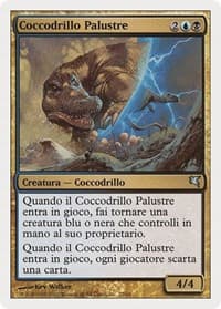 Marsh Crocodile (Italian) - "Coccodrillo Palustre" from Magic Encyclopedia 2005 (Salvat/Hachette)