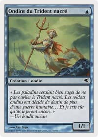 Merfolk of the Pearl Trident (French) - "Ondins du Trident nacré" from Magic Encyclopedia 2005 (Salvat/Hachette)