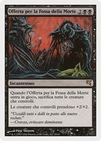 Death Pit Offering (Italian) - "Offerta per la Fossa della Morte" from Magic Encyclopedia 2005 (Salvat/Hachette)