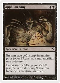 Call for Blood (French) - "Appel au sang" from Magic Encyclopedia 2005 (Salvat/Hachette)