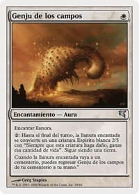 Genju of the Fields (Spanish) - "Genju de los campos" from Magic Encyclopedia 2005 (Salvat/Hachette)