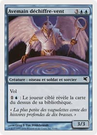 Aven Windreader (French) - "Avemain déchiffre-vent" from Magic Encyclopedia 2005 (Salvat/Hachette)