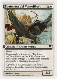 Freewind Equenaut (Italian) - "Equinauta del Ventolibero" from Magic Encyclopedia 2005 (Salvat/Hachette)