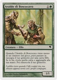 Wirewood Herald (Italian) - "Araldo di Boscocavo" from Magic Encyclopedia 2005 (Salvat/Hachette)