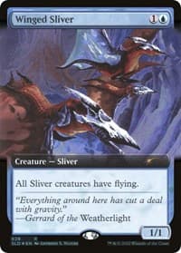 Winged Sliver (Extended Art) from Secret Lair Drop Series