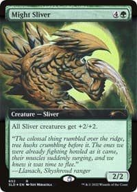 Might Sliver (Extended Art) from Secret Lair Drop Series