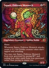 Squee, Dubious Monarch (Textured Foil) from Dominaria United